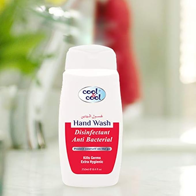 Cool & Cool ANTIBACTERIAL DISINFECTANT HAND WASH 250 ML - ENRICHED WITH VITAMIN E, CONVENIENT, MOISTURIZING & NOURISHING - Image 3